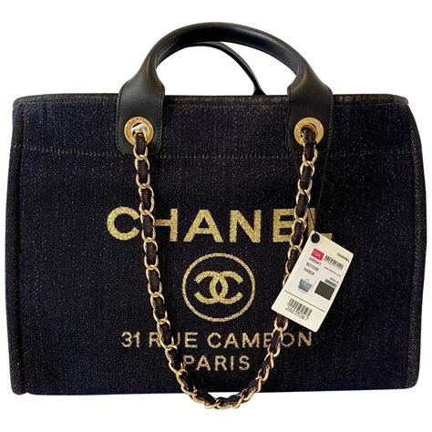 chanel deauville bag 2019|chanel deauville tote for sale.